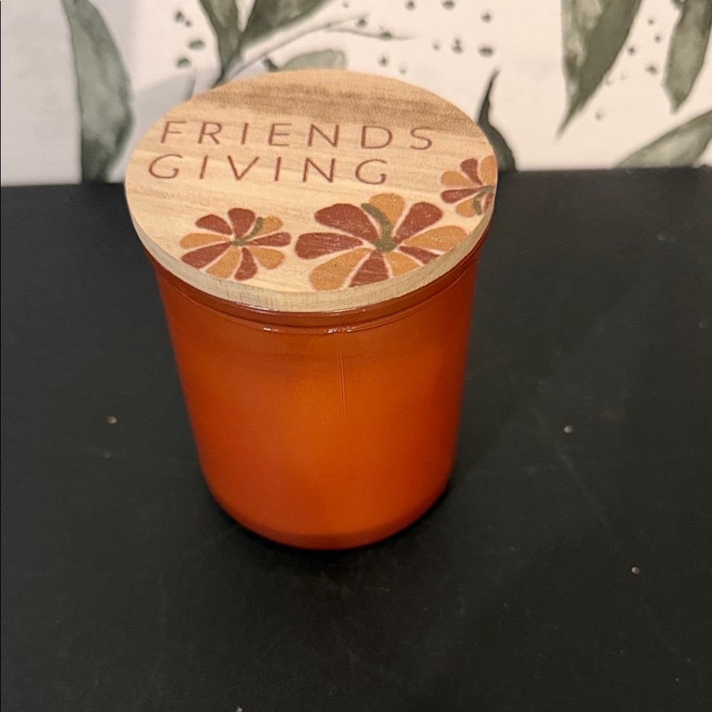 Orange Friendsgiving Candle